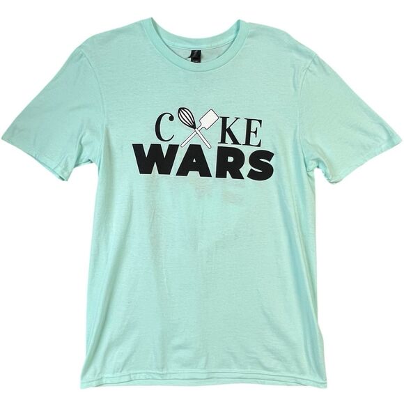 University Tees Cake Wars TV Show Anvil Gildan Activewear T-Shirt Lightweight M - Picture 1 of 10